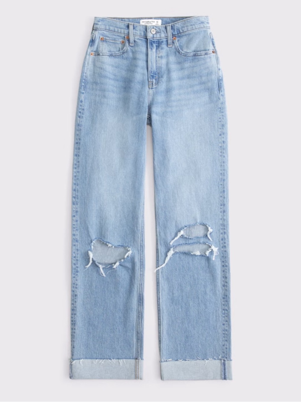 NWT Abercrombie & Fitch “High Rise 90s  Relaxed Cuffed Hem Jean” Size 28